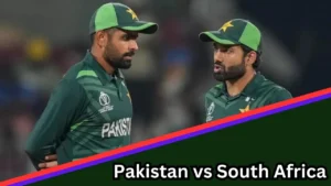 Pakistan vs South Africa Match Preview