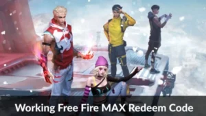 Garena Free Fire MAX Redeem Codes 21 November