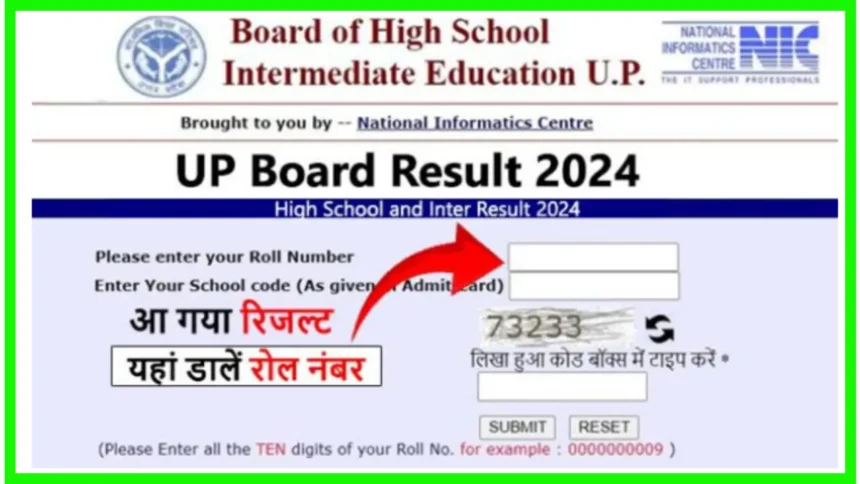 UP Board Result 2024 Announced